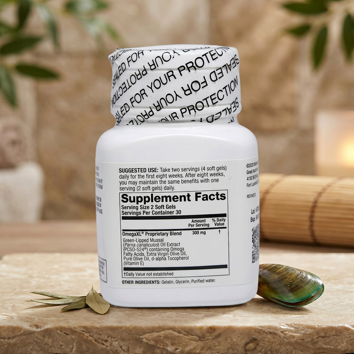 OmegaXL Joint Support Supplement – Fast Acting Joint & Muscle Relief Softgels