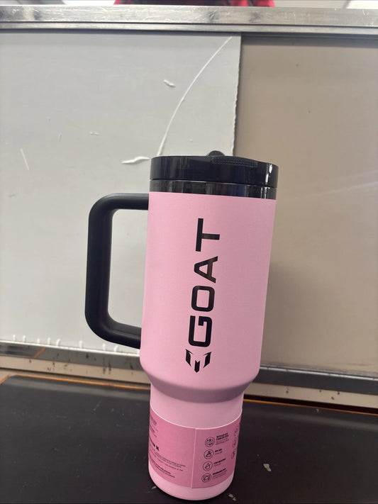Messi x Stanley 40oz Pink Quencher H2.0 Flip Straw Tumbler