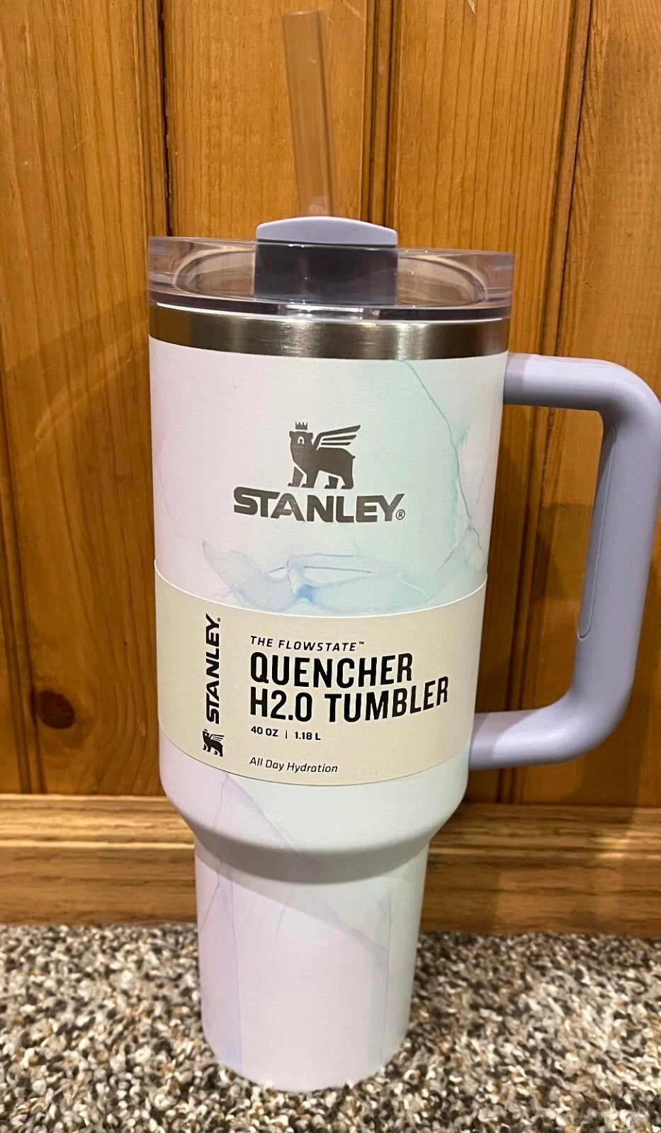 Stanley 40oz Quencher H2.0 Tumbler Watercolor Dusk Target Exclusive Brand New