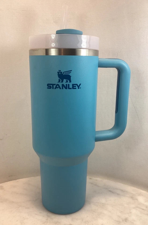 STANLEY Quencher H2.0 40oz Tumbler – Turquoise Blue Insulated Cup